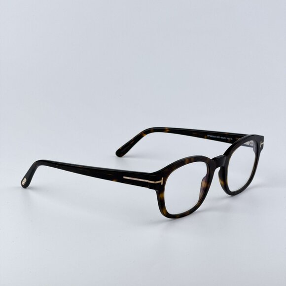 Tom Ford Men BRAND NEW Eyeglasses Havana Blue Light Block Square FT5808 052 - Picture 6 of 10